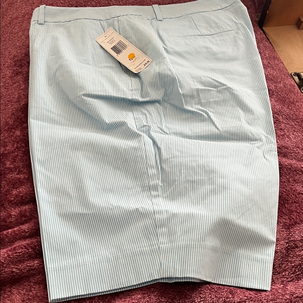 Rugby Ralph Lauren Blue Striped Pencil Skirt